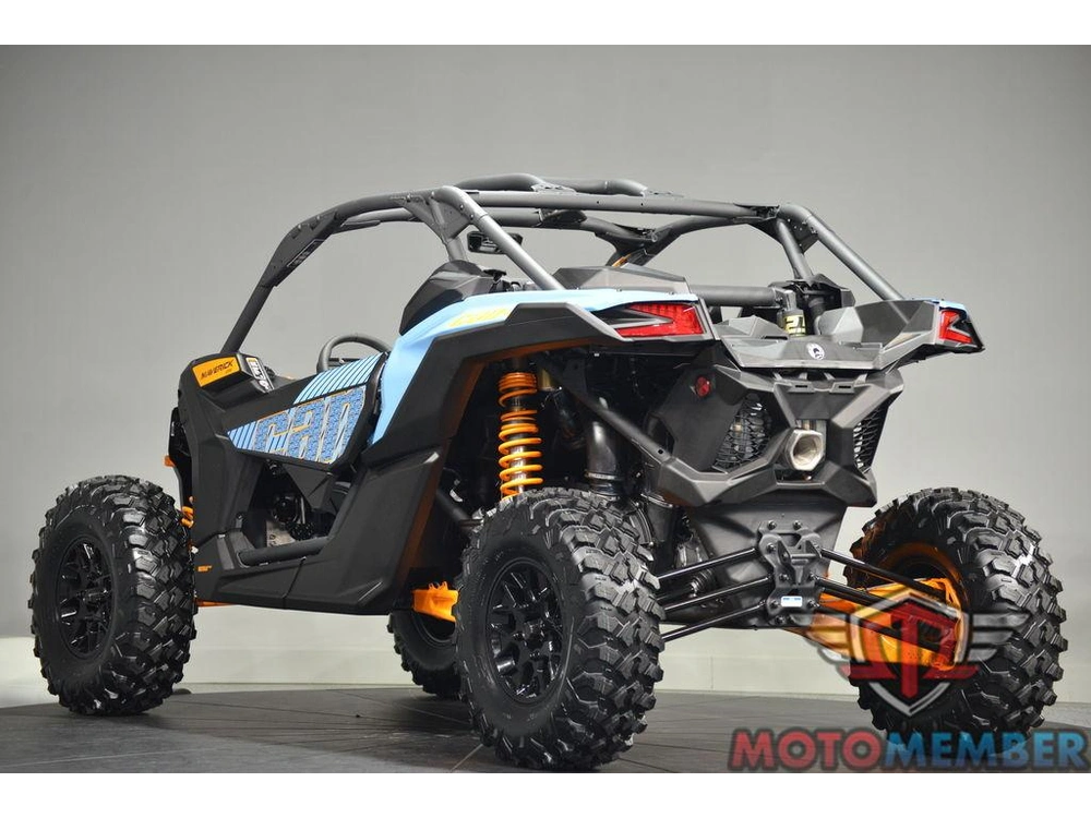 2026 Can-am Maverick X3 Ds Turbo Scandi Blue & Orange Crush alt