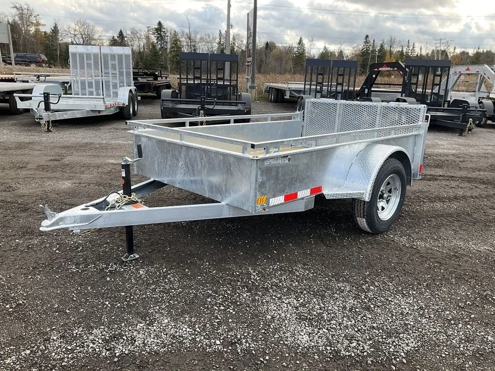 2026 Canada Trailers 5x8 Galvanized Utility Trailer alt