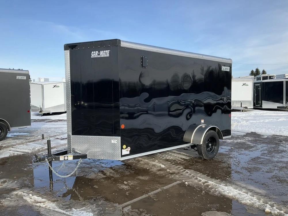 2026 Car Mate Trailers 6x12 Plus V-nose Liberty Sport Cargo Trailer alt