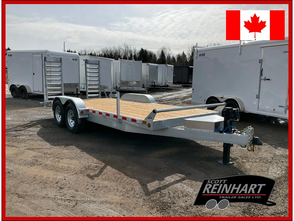 2026 Canada Trailers 82x18 7 Ton Galvanized Equipment Trailer alt
