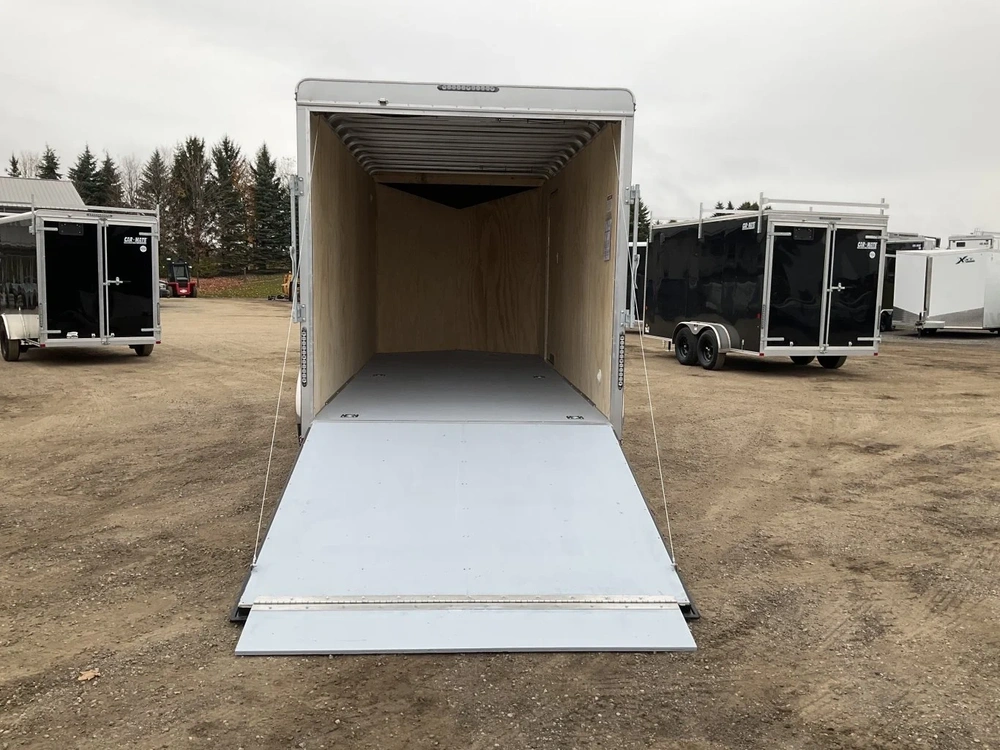 2026 Car Mate Trailers 7x16 Plus V-nose Avalanche Cargo Trailer alt
