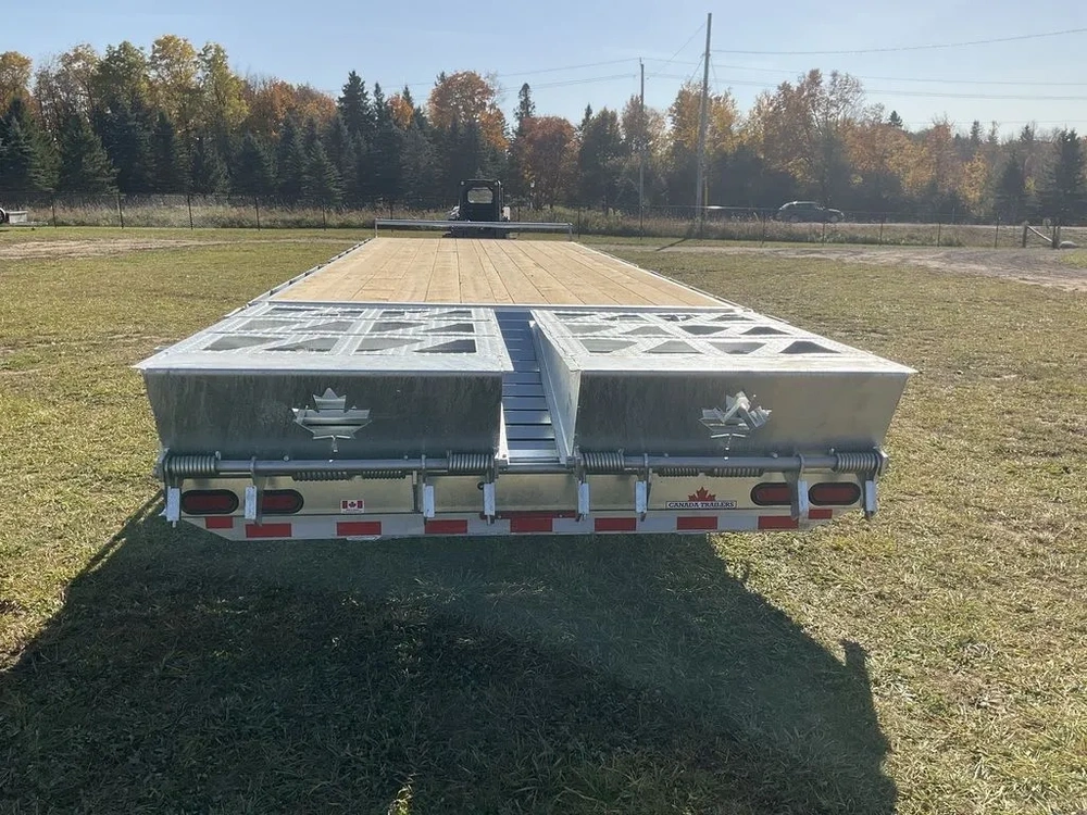 2025 Canada Trailers 8.5x28 12 Ton Galvanized Deckover Equipment Trailer alt