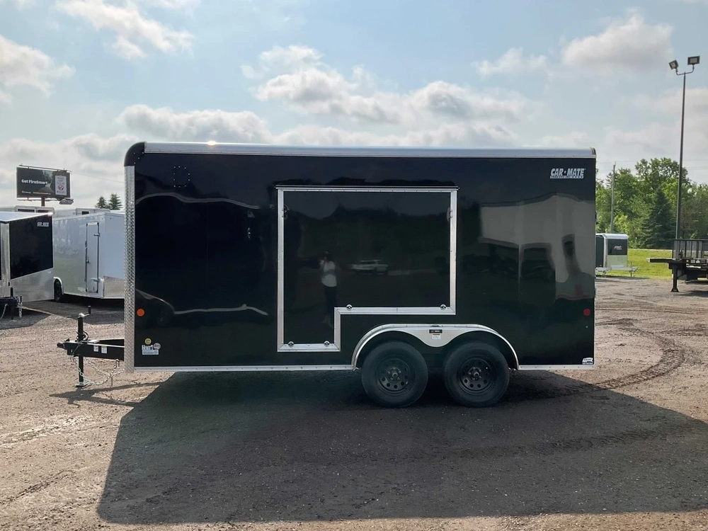 2025 Car Mate Trailers 7x16 Hd Custom Cargo Trailer alt