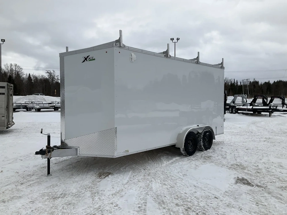 2026 Xcel Trailers 7x16 Plus V-nose All Aluminum Cargo Trailer alt