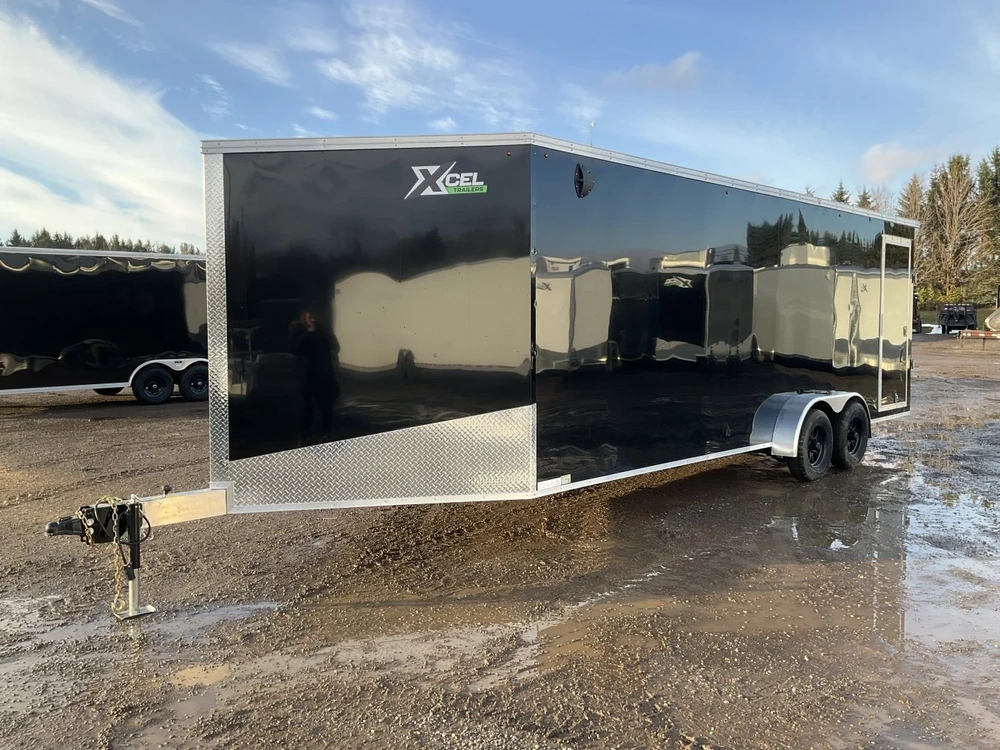 2026 Xcel Trailers 7x22 Plus 5 V-nose Aluminum Snowmobile alt