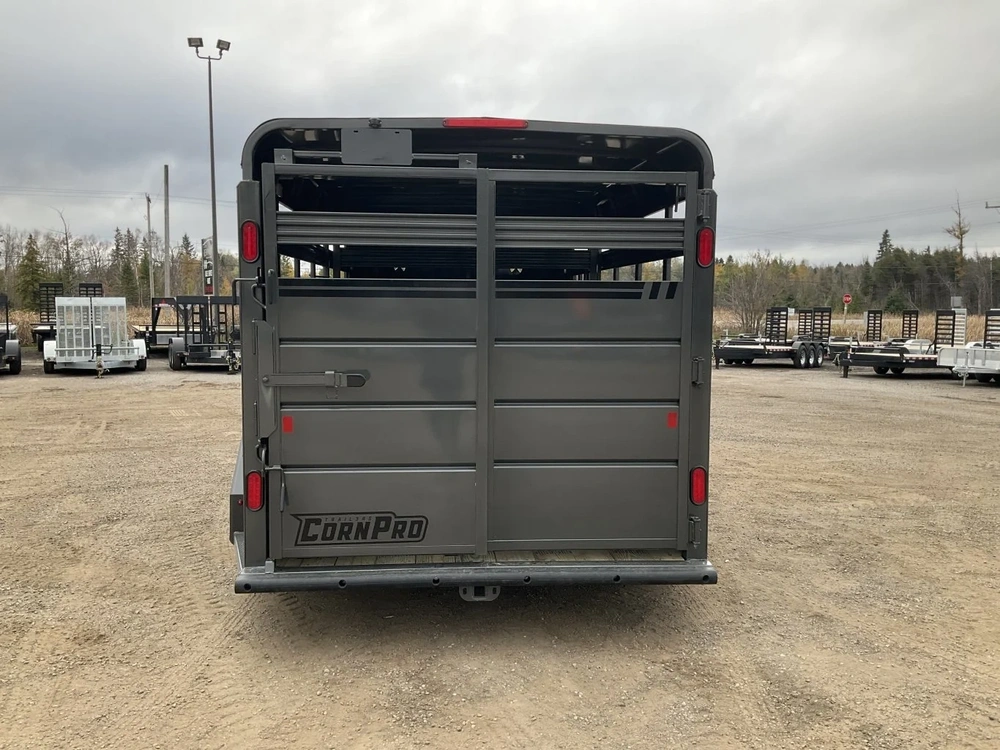 2026 Cornpro 6'8"x16 Bumper Pull Livestock Trailer alt