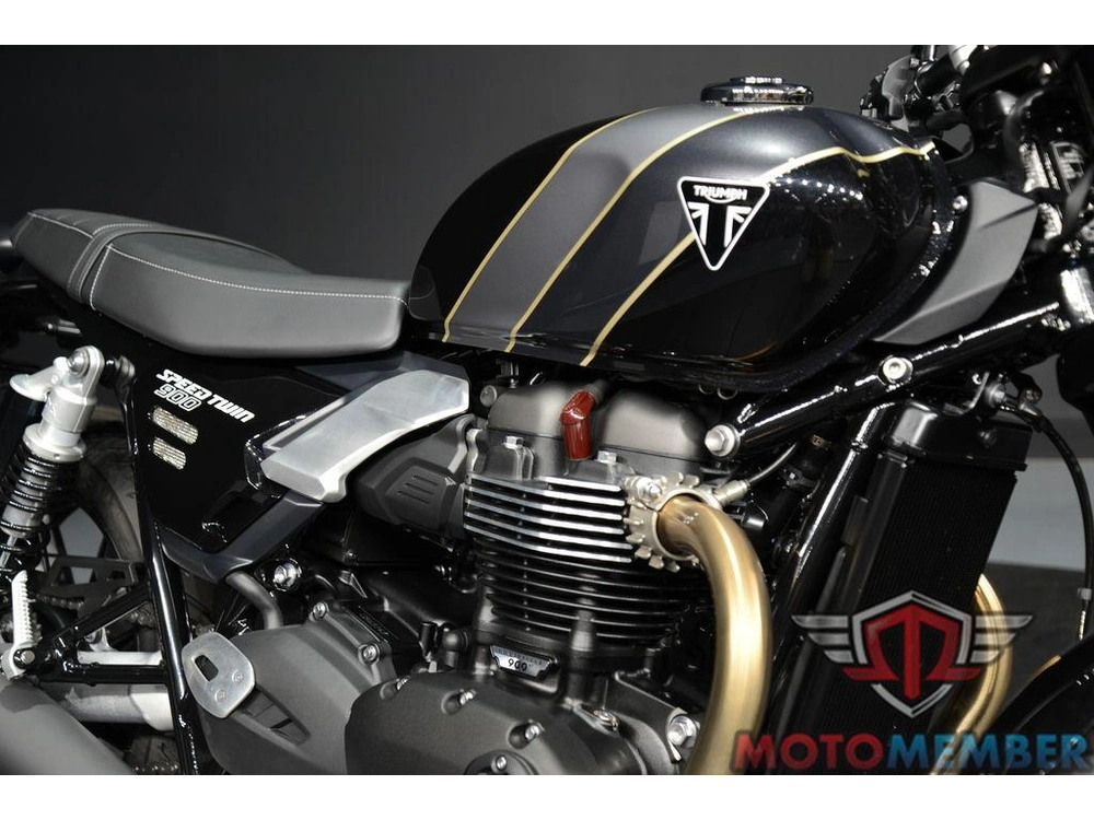 2025 Triumph Speed Twin 900 Phantom Black/aurum Gold alt