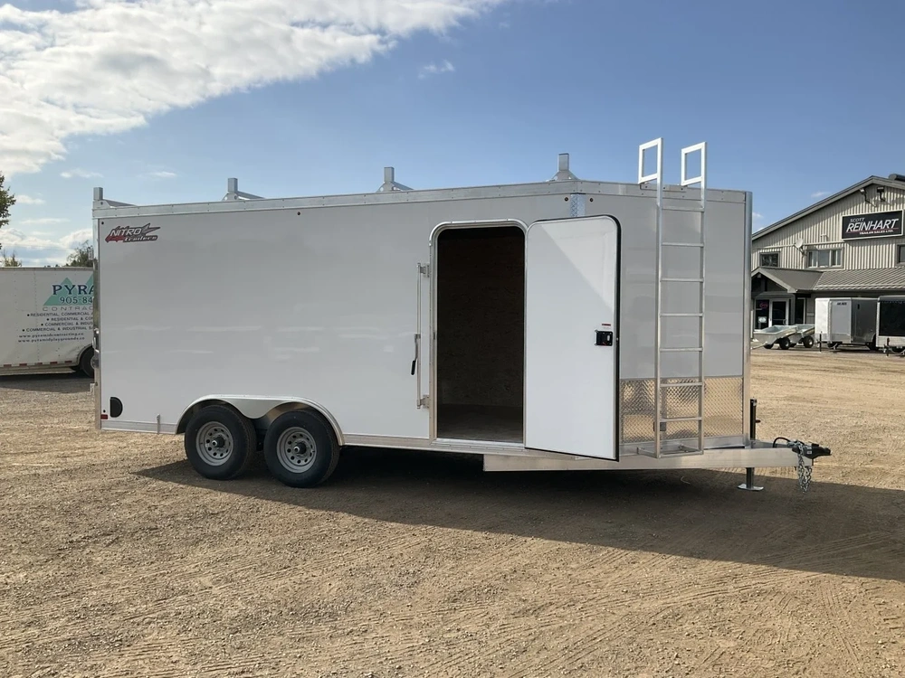 2026 Nitro 8.5x16 Plus V-nose All Aluminum Contrator alt