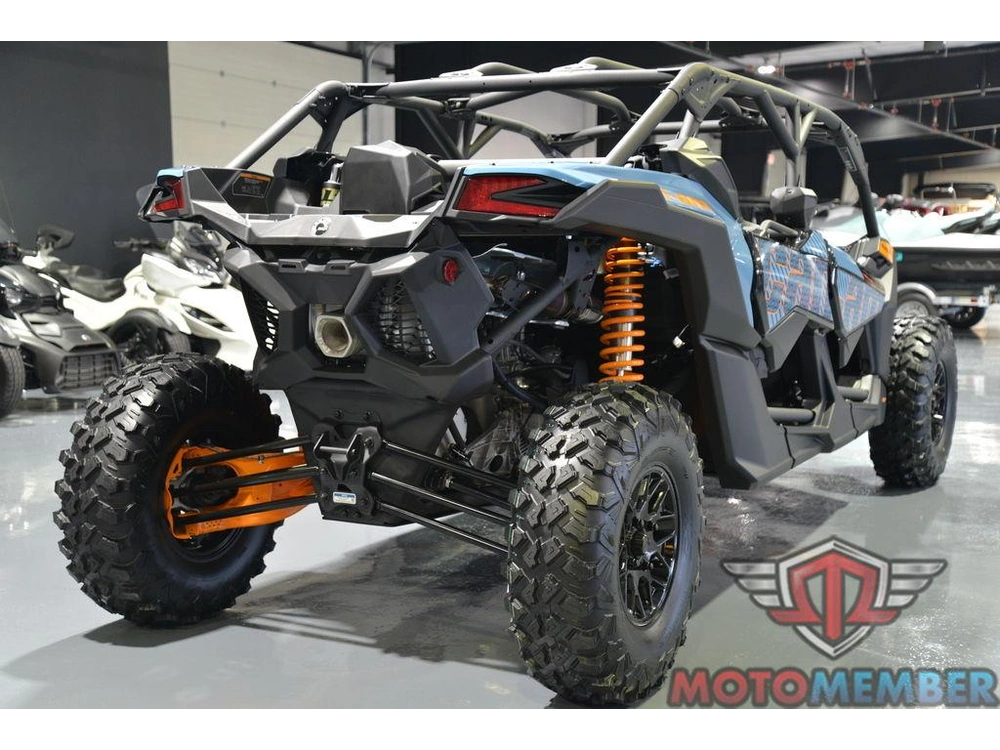 2026 Can-am Maverick X3 Max Ds Turbo Scandi Blue & Orange Crush alt