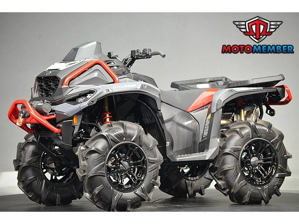 2025 Can-am Outlander X Mr 1000r Granite Grey & Legion Red alt
