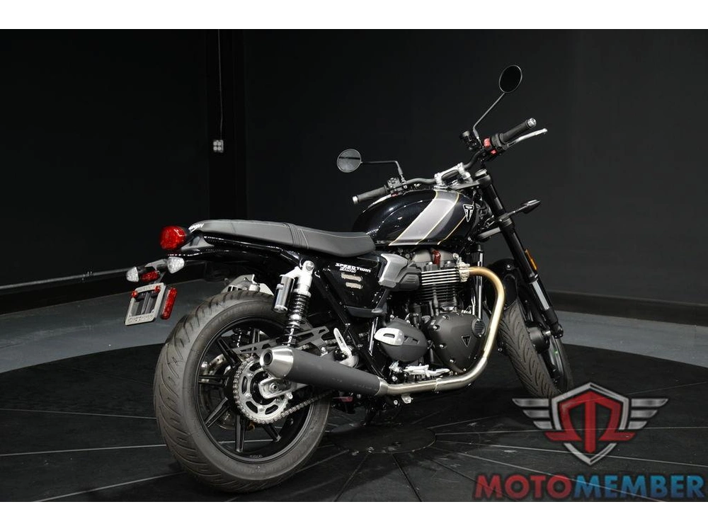 2025 Triumph Speed Twin 900 Phantom Black/aurum Gold alt