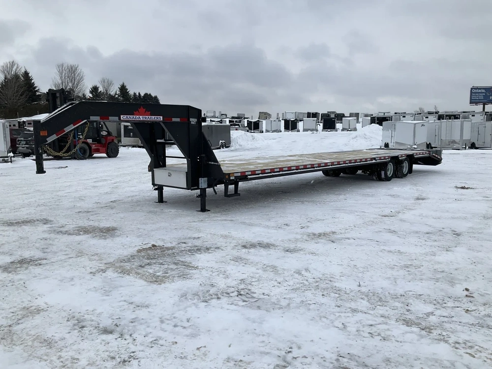 2026 Canada Trailers 8.5x40 12 Ton Gooseneck Equipment Trailer alt