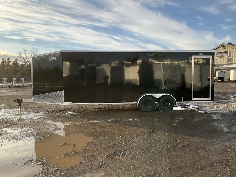 2026 Xcel Trailers 7x22 Plus 5 V-nose Aluminum Snowmobile alt