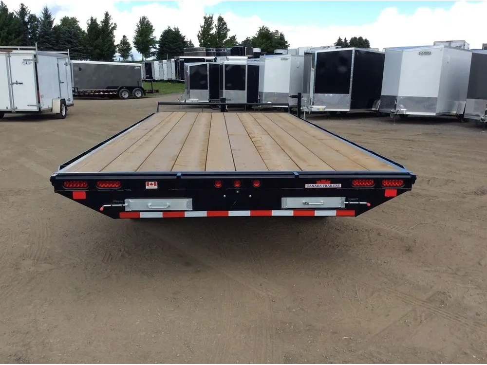 2025 Canada Trailers 8.5x18 5 Ton Deckover Equipment Trailer alt