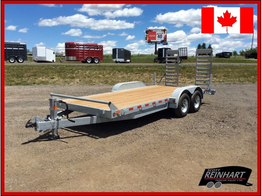 2026 Canada Trailers 82x18 5 Ton Galvanized Equipment Trailer alt