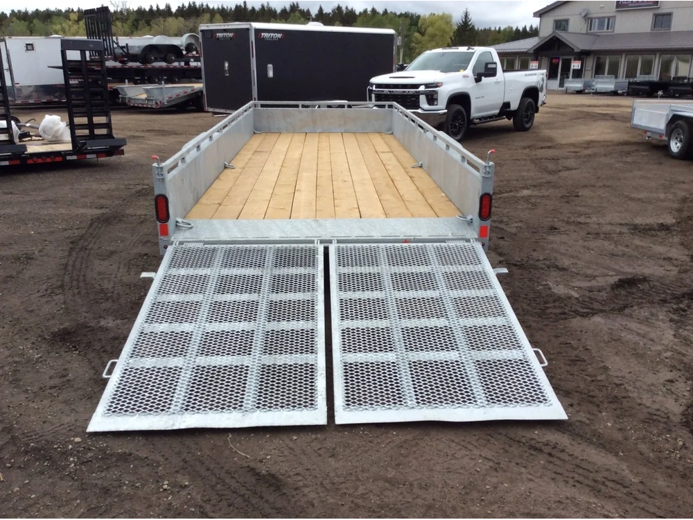2026 Canada Trailers 82x18 5 Ton Galvanized Landscape Trailer alt