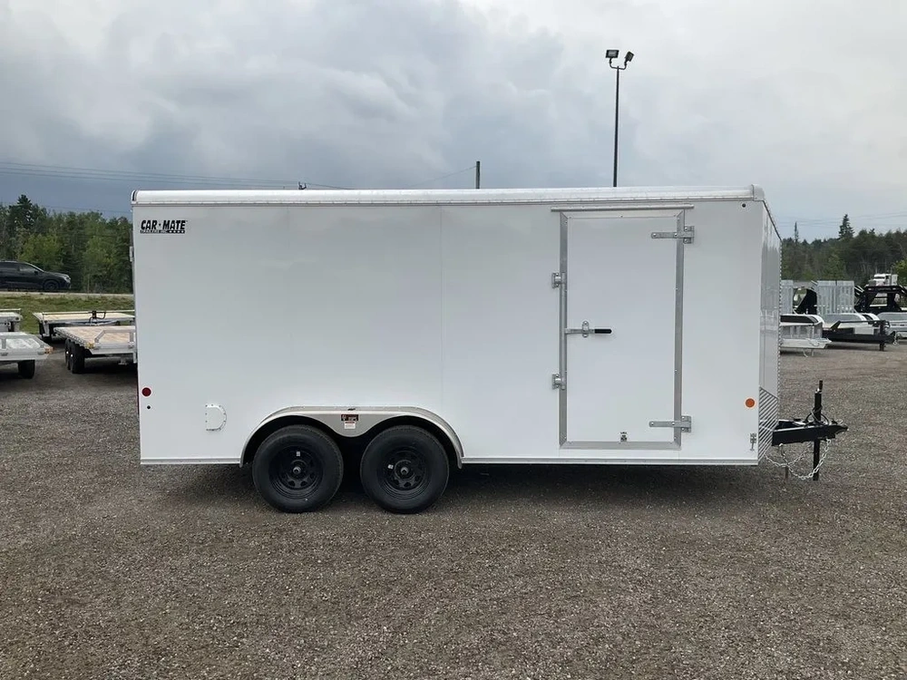 2025 Car Mate Trailers 7x16 Plus V-nose Avalanche Hd Cargo Trailer alt