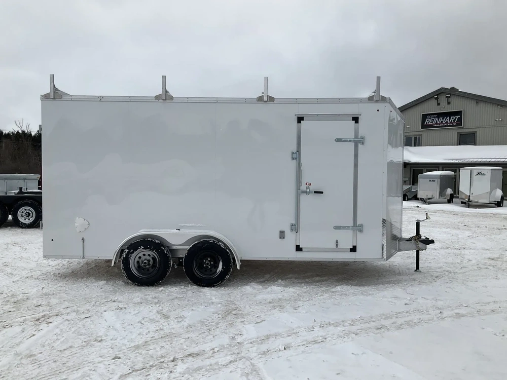 2026 Xcel Trailers 7x16 Plus V-nose All Aluminum Cargo Trailer alt