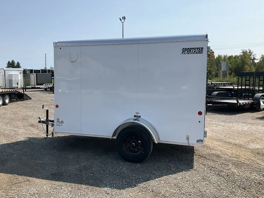 2026 Car Mate Trailers 6x10 Plus V-nose Liberty Sport Cargo Trailer alt