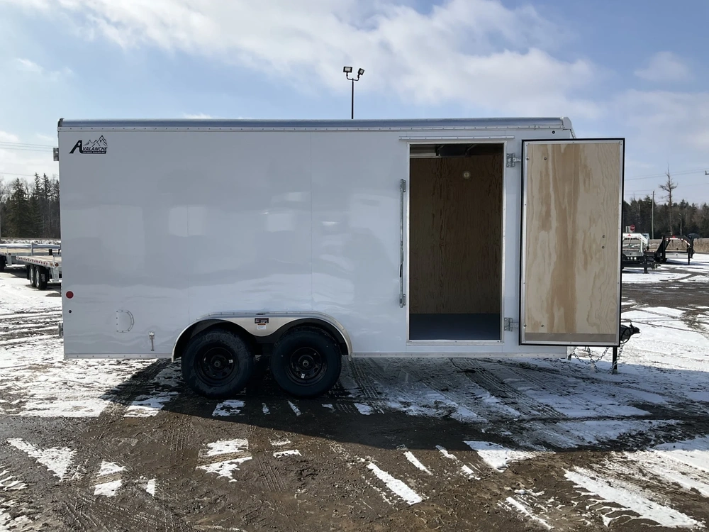 2026 Car Mate Trailers 7x16 Plus V-nose Avalanche Hd Cargo Trailer alt