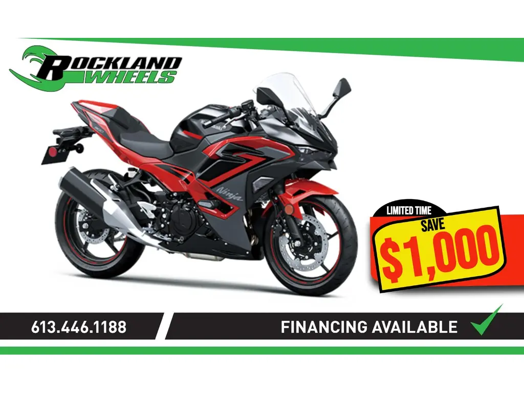 2025 Kawasaki NINJA 500 SE -  call us for the best deal!! 