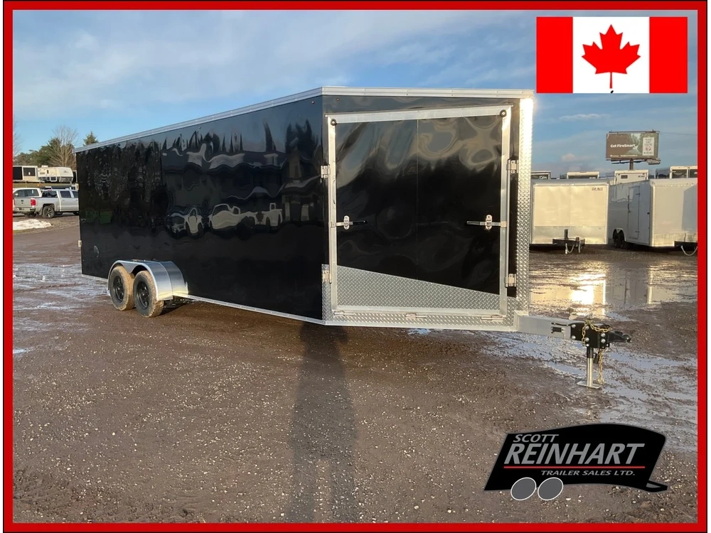 2026 Xcel Trailers 7x22 Plus 5 V-nose Aluminum Snowmobile alt
