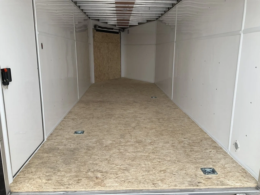 2026 Xcel Trailers 7x18 Plus 5 V-nose Aluminum Snowmobile Trailer alt