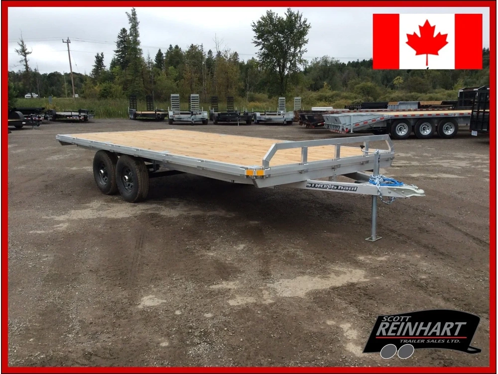 2026 Stronghaul 8.5x18 5 Ton All Aluminum Deckover Equipment Trailer alt