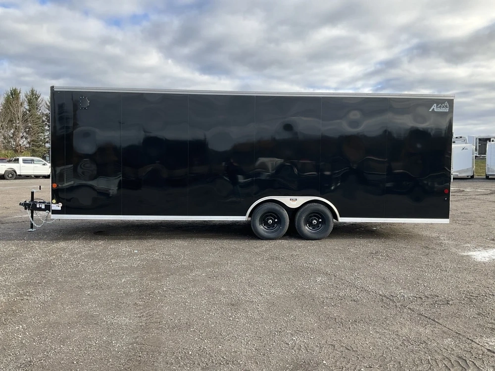 2026 Car Mate Trailers 8.5x24 Plus V-nose Avalanche Enclosed Car Hauler alt