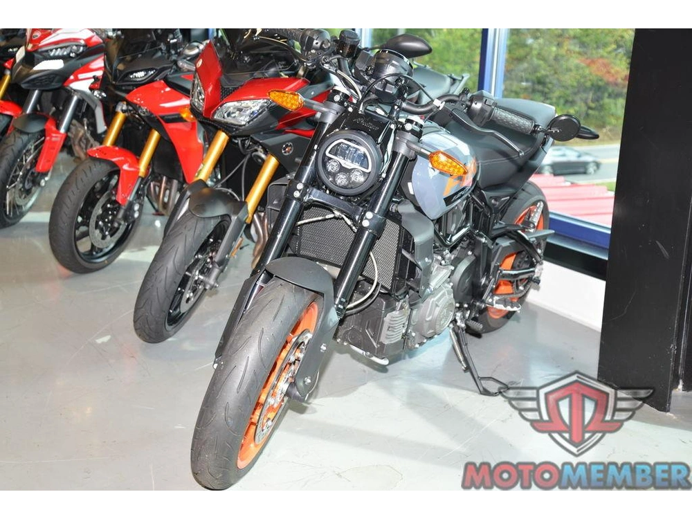 2023 Indian Motorcycle Ftr Stealth Gray/orange Burst alt