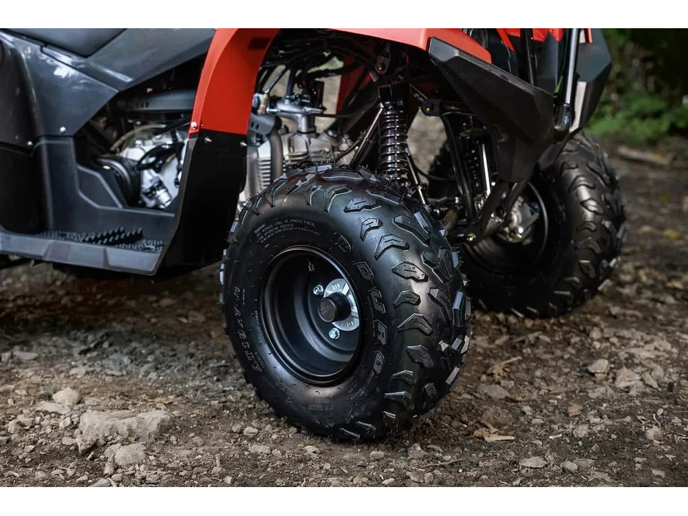 2025 Yamaha Grizzly 110 Grey Metallic/red - Finance For Only $41 Bi-weekly With Zero Downpayment! - Last 2025 Grizzly 110 In Stock! alt