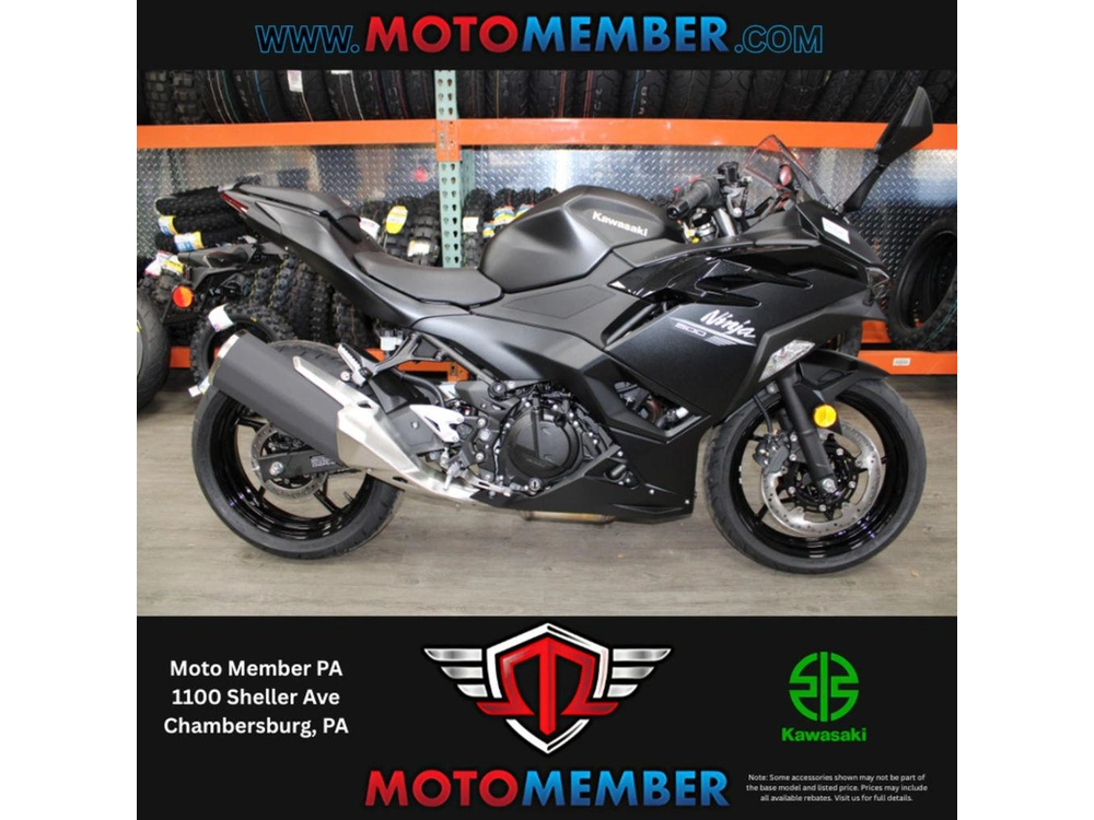 2026 Kawasaki Ninja® 500 Metallic Flat Spark Black alt