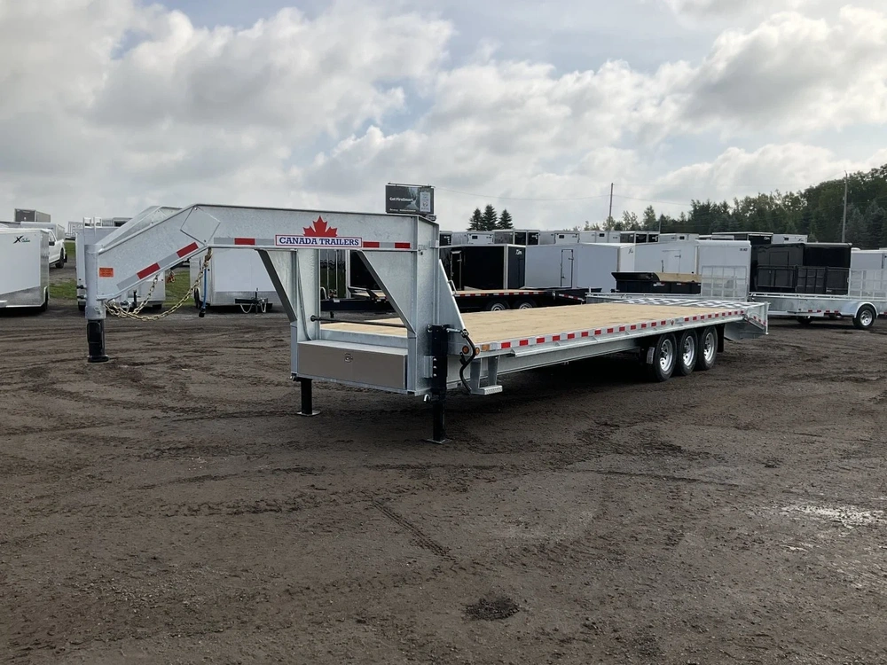2026 Canada Trailers 8.5x30 10.5 Ton Galvanized Gooseneck Equipment Trailer alt