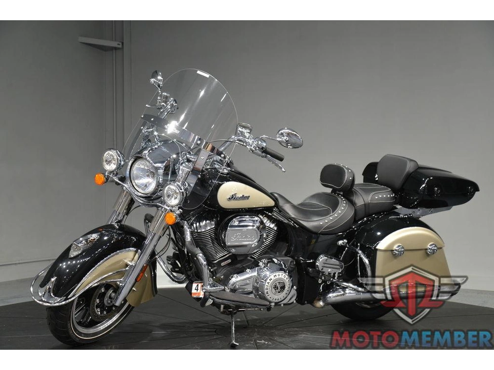 2022 Indian Motorcycle Springfield® Black Metallic/dirt Track Tan alt