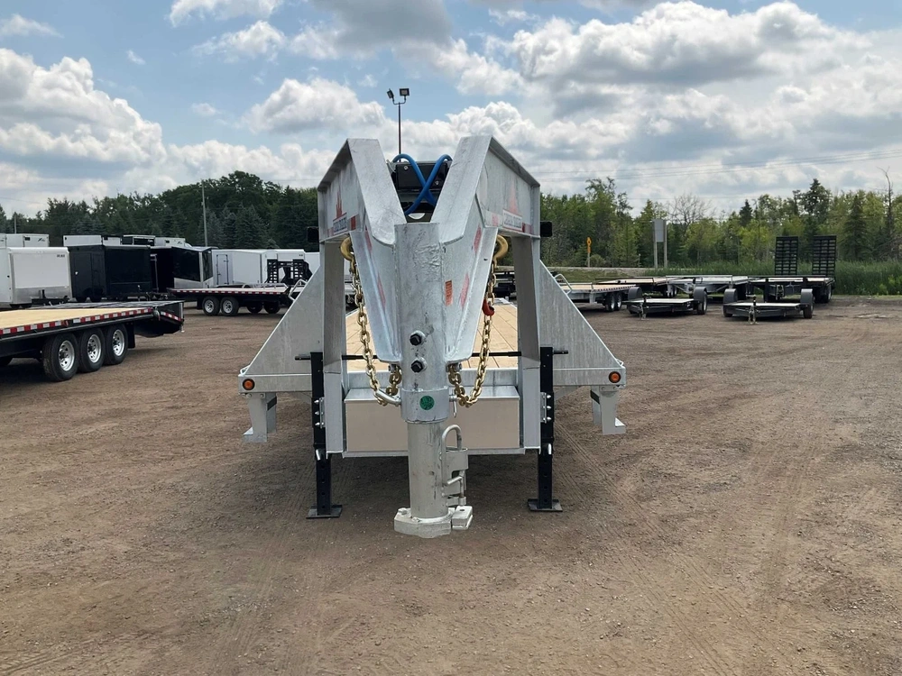2026 Canada Trailers 8.5x30 12 Ton Galvanized Gooseneck Equipment Trailer alt