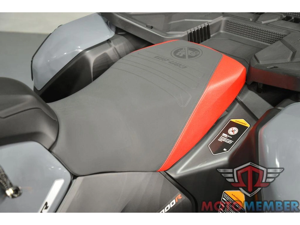 2025 Can-am Outlander X Mr 1000r Granite Grey & Legion Red alt