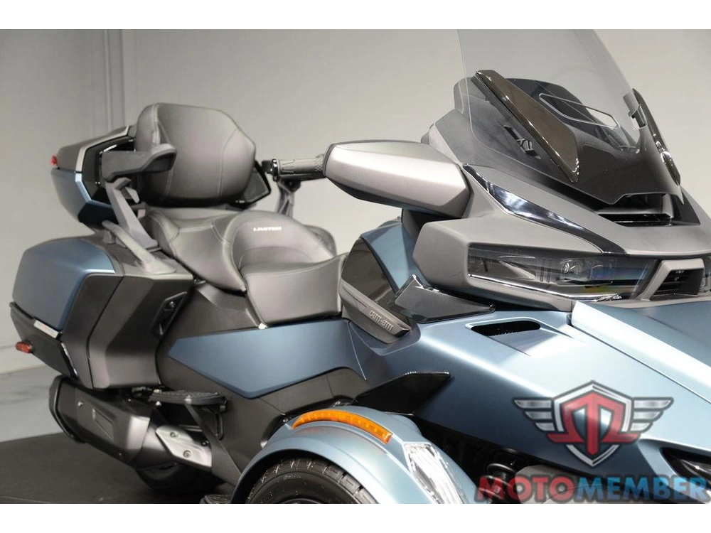 2026 Can-am Spyder Rt Limited Mineral Blue alt