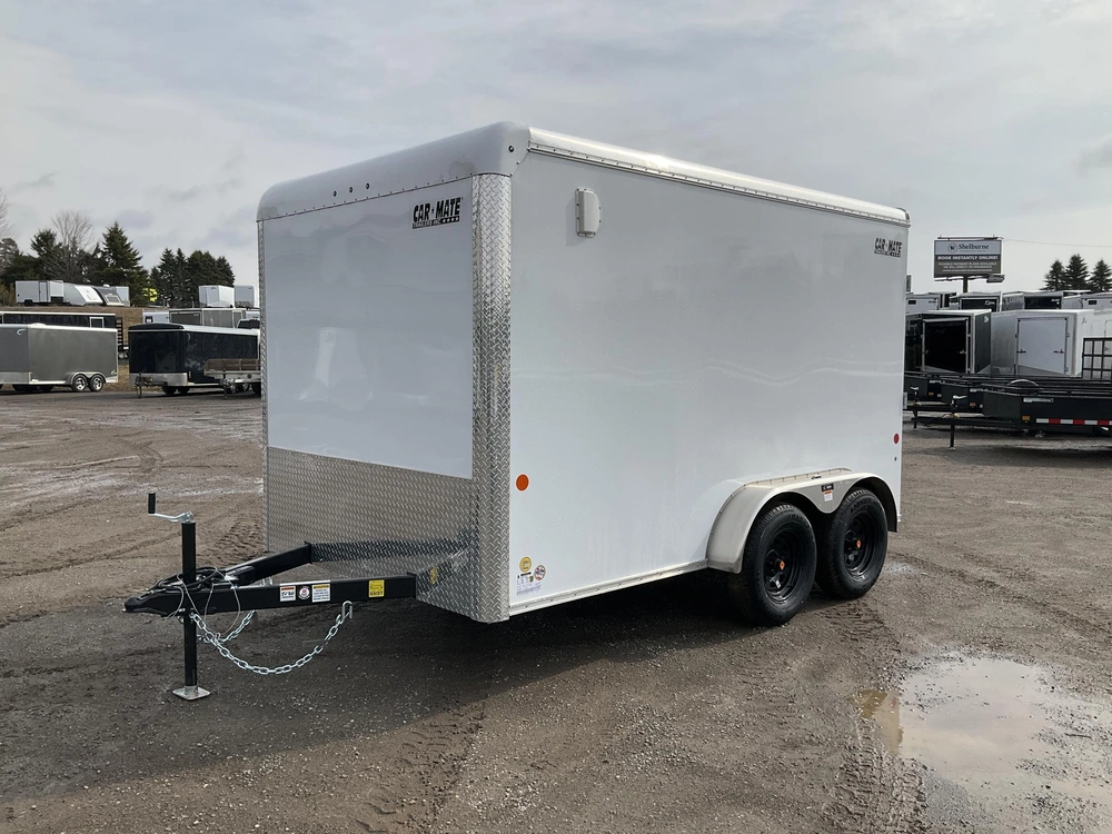 2026 Car Mate Trailers 7x12 Hd Custom Cargo Trailer alt