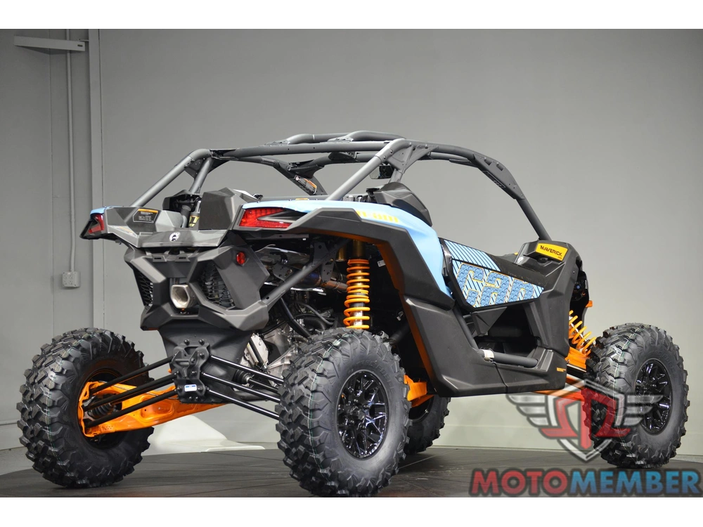 2026 Can-am Maverick X3 Rs Turbo Rr Scandi Blue & Orange Crush alt