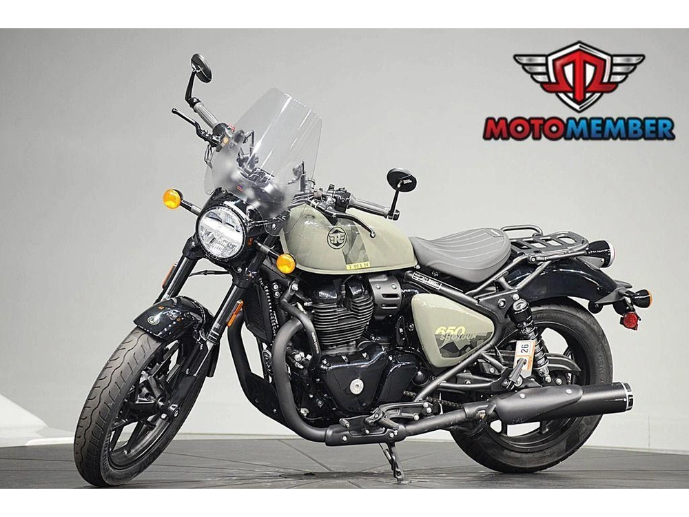 2024 Royal Enfield Shotgun 650 Drill Green alt