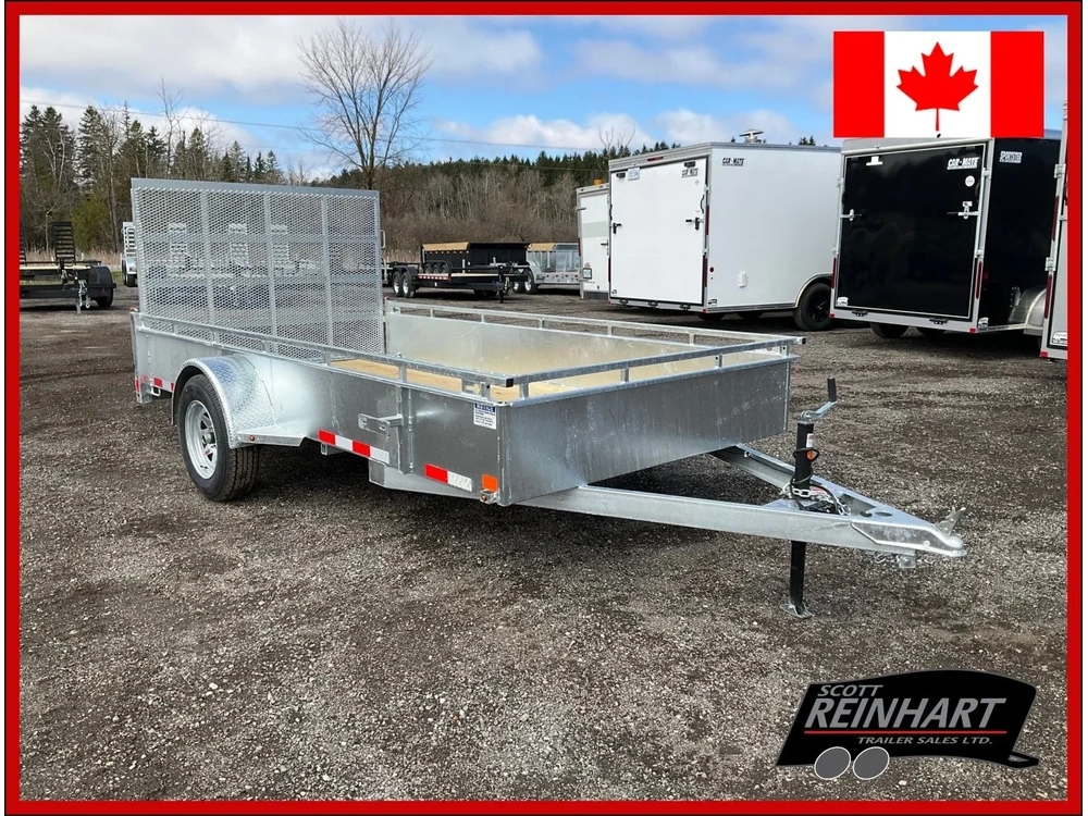 2026 Canada Trailers 6x12 Galvanized Utility Trailer alt