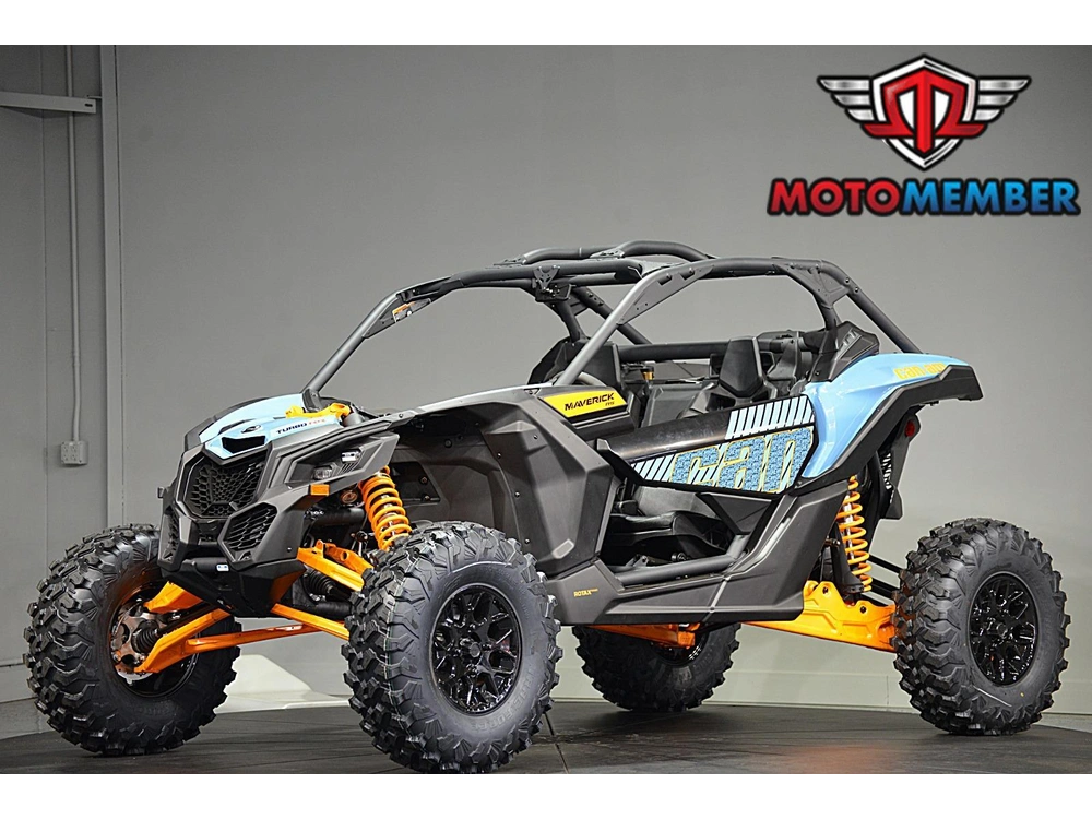 2026 Can-am Maverick X3 Rs Turbo Rr Scandi Blue & Orange Crush alt