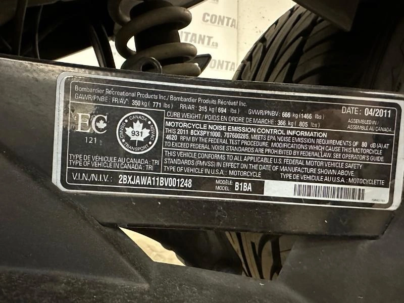 2011 Can-am Spyder Rs-s (se5) alt