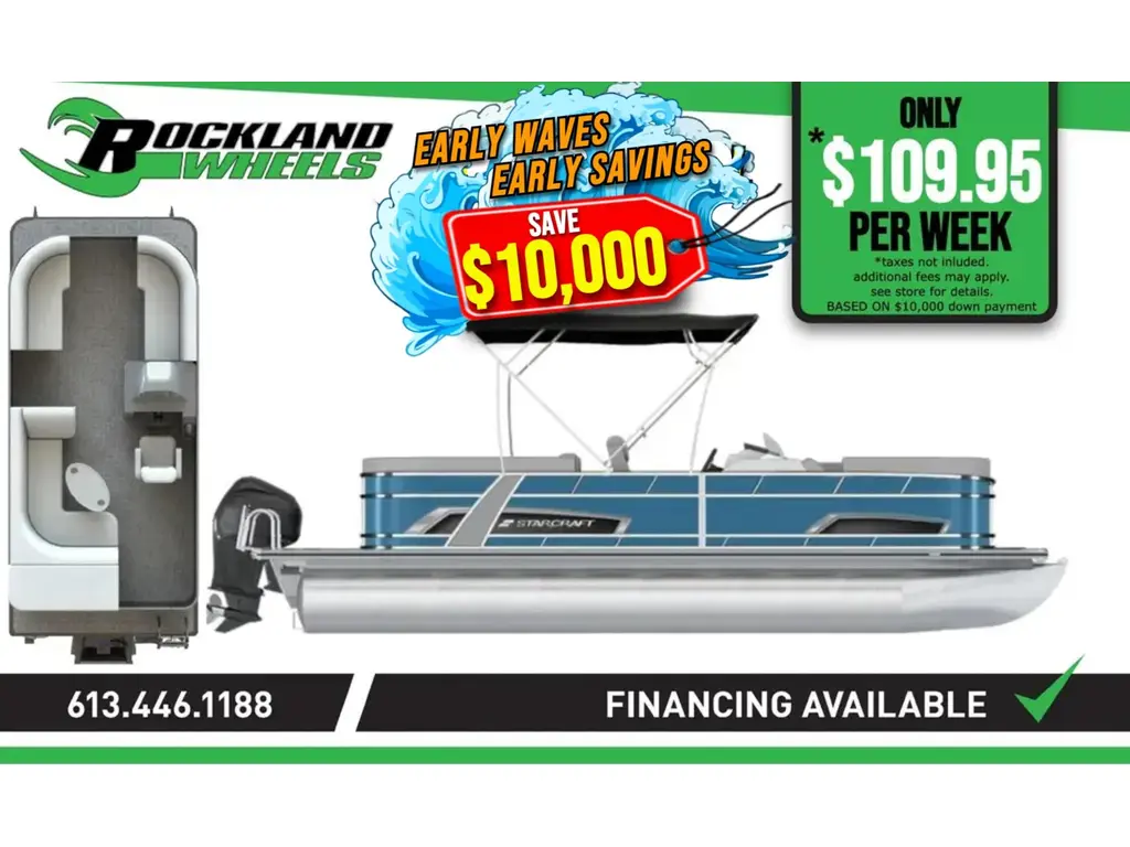 2024 Starcraft EX 20 C TRITOON PTS with 90HP 