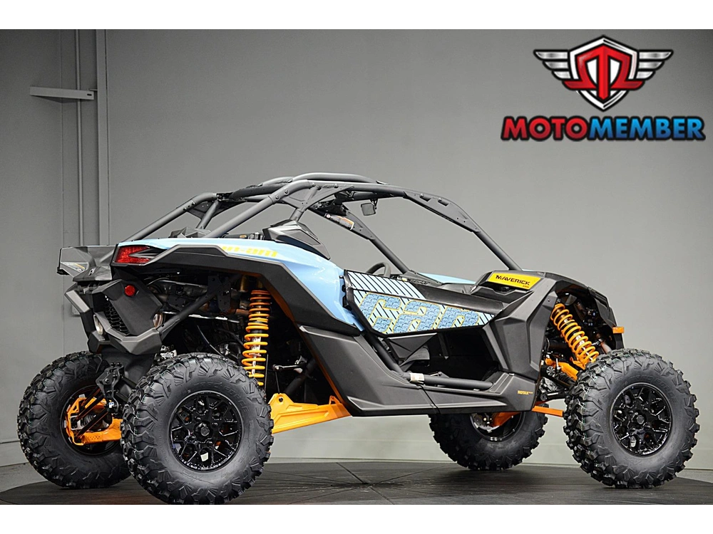 2026 Can-am Maverick X3 Rs Turbo Rr Scandi Blue & Orange Crush alt
