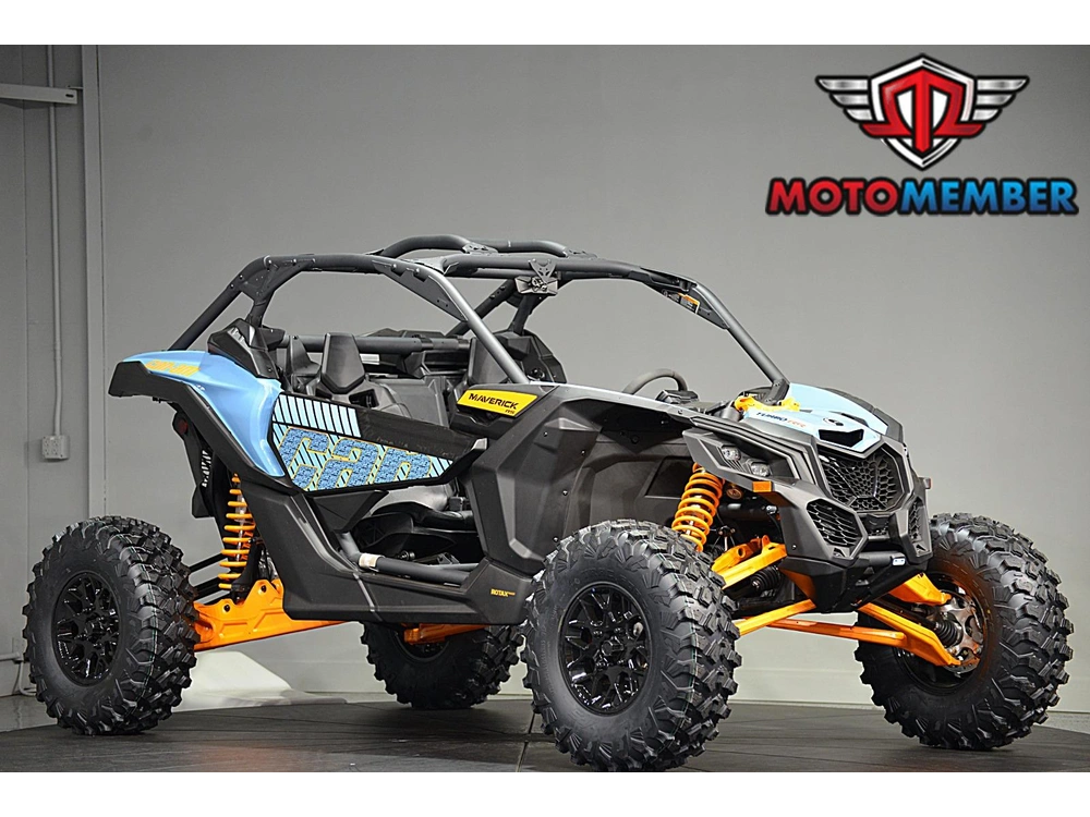 2026 Can-am Maverick X3 Rs Turbo Rr Scandi Blue & Orange Crush alt