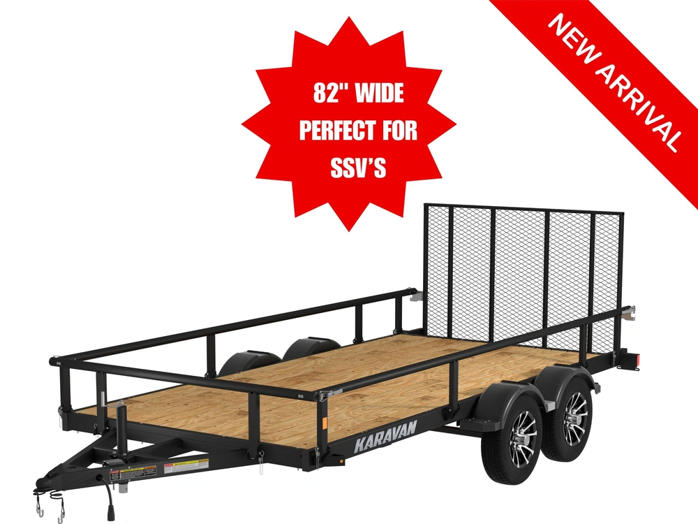 2026 Karavan Ktpu-6500 82" X 15' Tandem Axle Utility alt