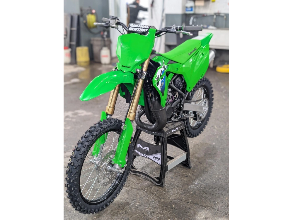 2026 Kawasaki Kx112 2026 🎯 Motocross Junior Compétition Performance Transition Yz85 Sx85 Jeune Rider 🟢 alt