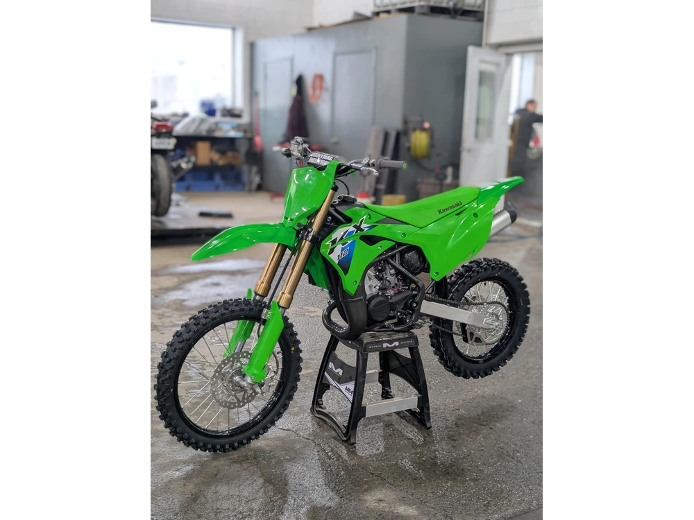 2026 Kawasaki Kx112 2026 🎯 Motocross Junior Compétition Performance Transition Yz85 Sx85 Jeune Rider 🟢 alt
