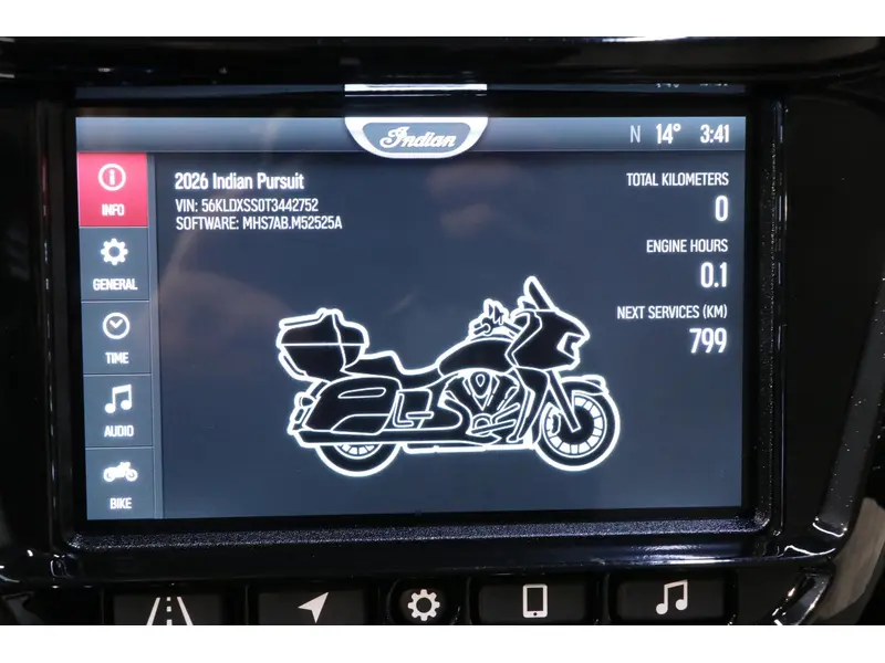 2026 Indian Motorcycle Pursuit Dark Horse 112 & powerband audio thumbnail 8